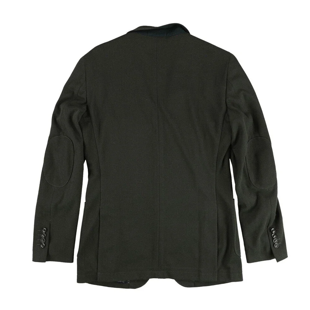 bar III Slim-Fit Knit Sport Coat blazer size 40R dark Green casual soft tailored
